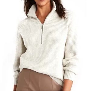 Old Navy knit 3/4 zip up sweater